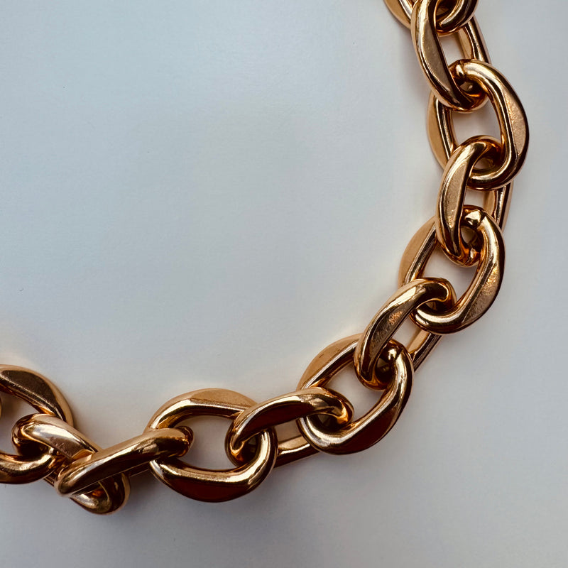 Cheltenham Collection : Gold Cup Chunky Link Necklace