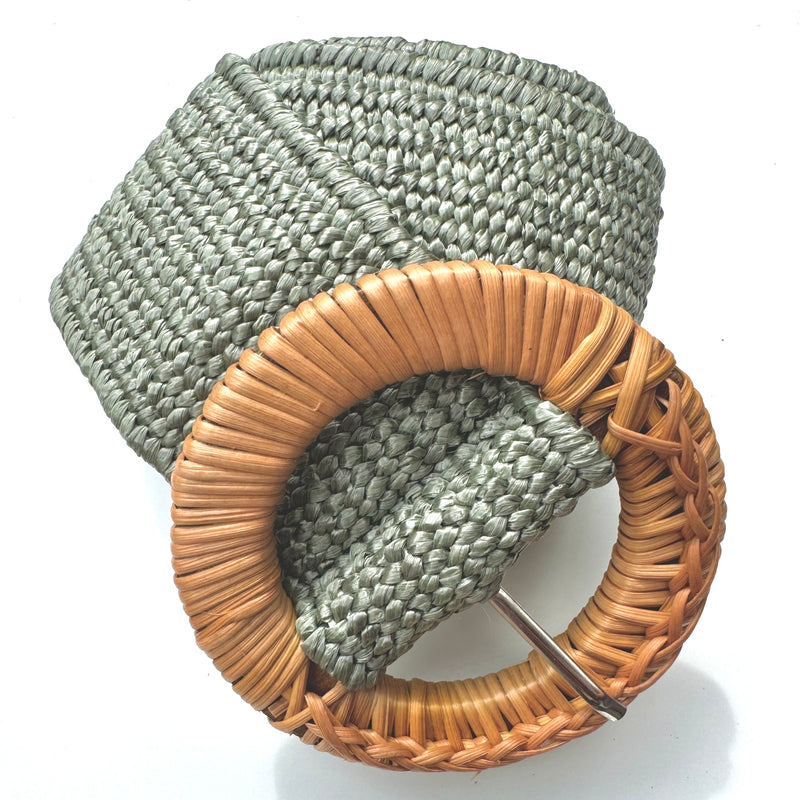 Sansom Selections: Khaki Woven Stretchy Belt