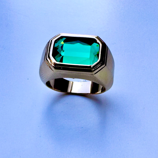 Cheltenham Collection : Arkle Ring (Emerald Green)