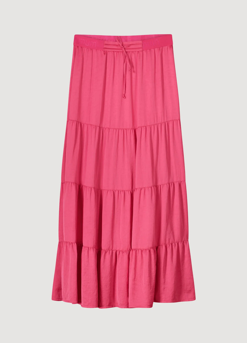 Summum Woman tiered skirt - cotton candy