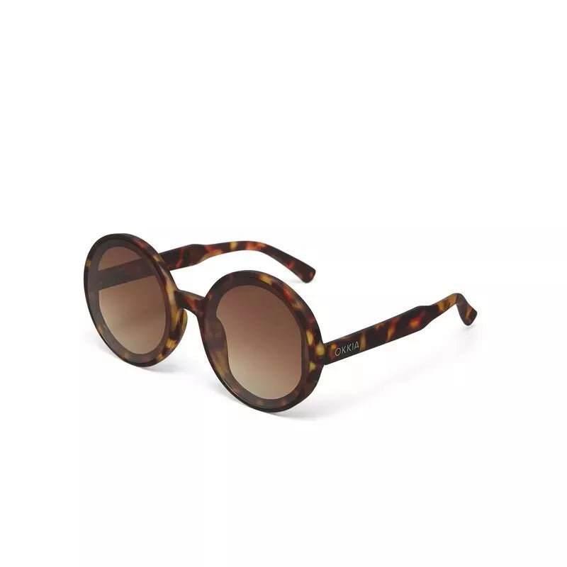 OKKIA  Sunglasses Round Lens (Tortoise Shell)