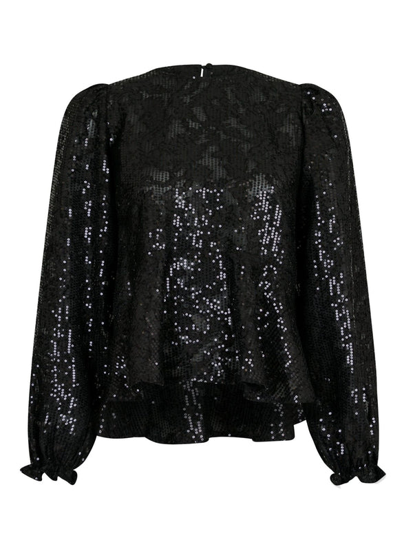 Neo Noir Rizzo sequin blouse