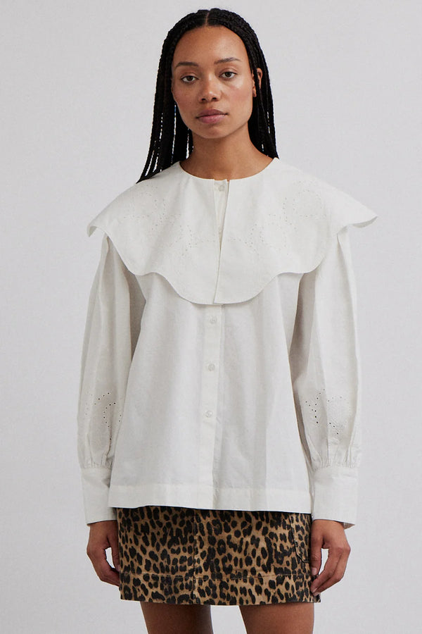 Damson Madder Romeo White Blouse