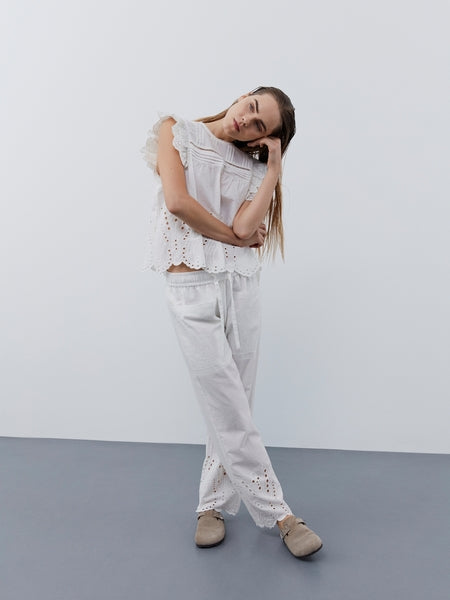 Sofie Schnoor white blouse