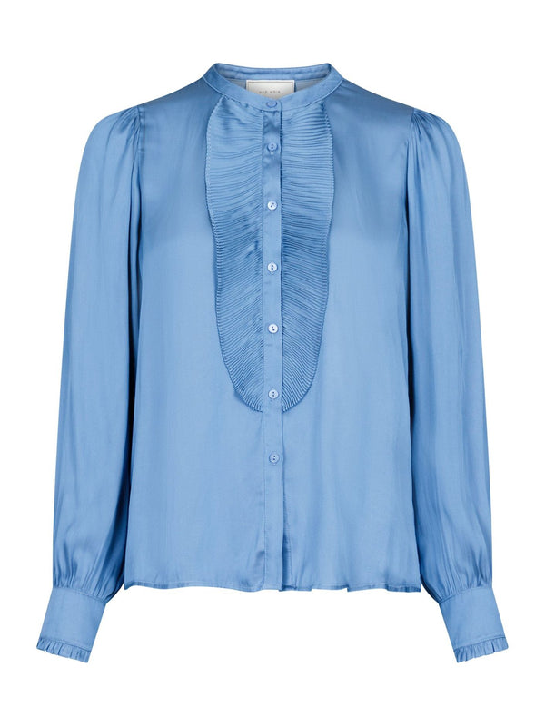 Neo Noir Zola Blouse Denim Blue