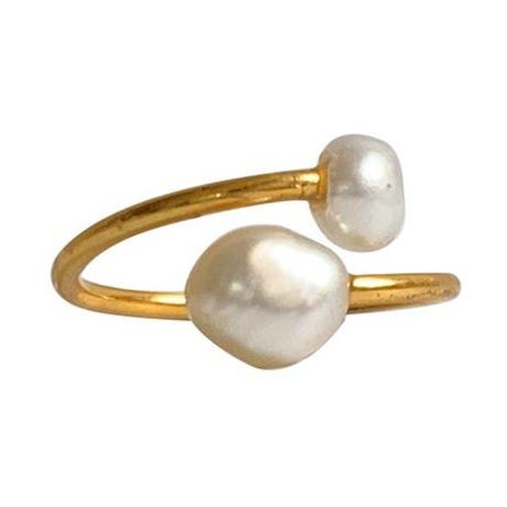 IBU Peggy Double Pearl Ring